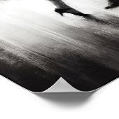 Elegante Abstracte swingdans Poster (Hoek)