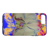 Elegante abstracte tropische bloemen Case-Mate iPhone case (Achterkant (Horizontaal))
