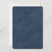 Elegante Abstracte Waterverf Bourgogne Navy Bruilo Kaart (Achterkant)