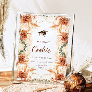 Elegante afdrukbare Smart Cookie Afstuderen Kaart