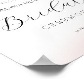 Elégante affiche d'aquarelle florale peinte à la m (Coin)