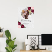 Élégante Affiche de bienvenue commémorative de la  (Bureau à domicile)