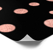 Élégante Affiche de bienvenue d'anniversaire Rose  (Coin)