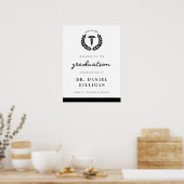 Élégante Affiche de bienvenue de diplôme d'études  (Cuisine)