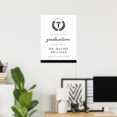 Élégante Affiche de bienvenue de diplôme d'études  (Bureau à domicile)