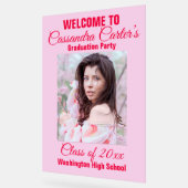 Élégante Affiche de bienvenue de photos pour diplô (Angle)