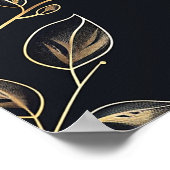 Élégante Affiche de bienvenue du 50e anniversaire (Coin)