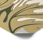 Élégante Affiche de bienvenue Mariage Art Nouveau (Coin)