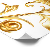 Élégante Affiche de bienvenue Mariage Turquoise or (Coin)