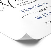 Élégante Affiche de bienvenue PARTI D'ENGAGEMENT H (Coin)