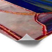 Élégante affiche de l'agencement des fleurs de ver (Coin)