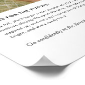 Élégante affiche photo de l'année principale (Coin)