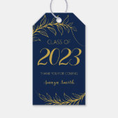 Elegante afstudeercadeautags cadeaulabel (Voorkant)