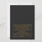Elegante Afstuderen Kaart (Achterkant)