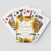 Elegante afstuderen klasse van jaar afstuderen gun pokerkaarten (Achterkant)