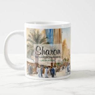 Elegante Al-Olaya District Riyadh Koffiemok Extra Grote Beker