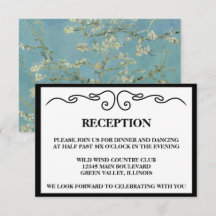 Elegante "Amandelbloesem" bruiloftsreceptie