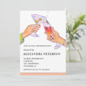 Elégante Amicale invitations Cocktail Party (Debout devant)