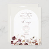 Elegante Anemone Arch Wedding (Voorkant / Achterkant)