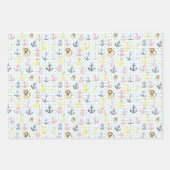 Elegante Anker Wrapping Papiervellen Inpakpapier Vel (Voorkant 2)