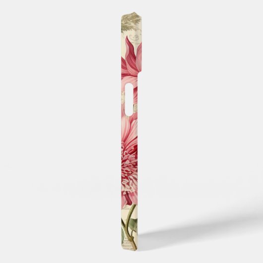 Elegante Antiek Franse bloemencollage Case-Mate iPhone Case (Achterkant / Rechts)