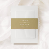 Elegante antieke gouden monogram bruiloft