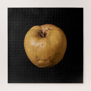 Elegante appelcollectie op zwart legpuzzel