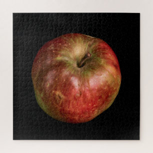 Elegante Appelcollectie op Zwart Legpuzzel