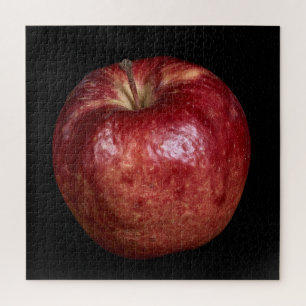 Elegante Appelcollectie op Zwart Legpuzzel