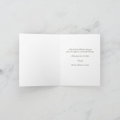 Elegante aquarel kerstboom feestdagen kaart (Binnen)