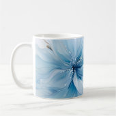 Elegante Aquarelle Bloesem Waterverf Koffiemok (Links)