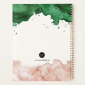 Elégante aquarelle Business Meeting Booking (Dos)