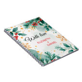 Elégante aquarelle Carnet Mariage de Noël (Côté Droit)