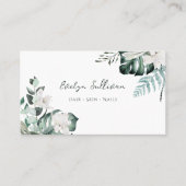 Elégante aquarelle carte de visite (Devant)