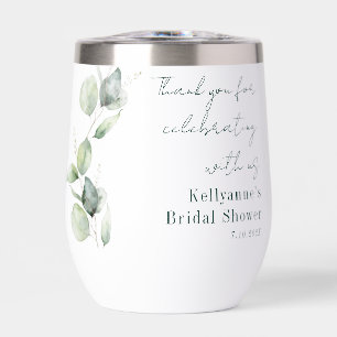 Elégante aquarelle Eucalyptus Fête des mariées per