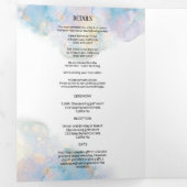 Elégante aquarelle faire-part de mariage/menu/rsvp (Intérieur en premier)