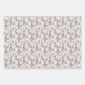 Elégante aquarelle Feuilles Berries Floral (Devant 3)