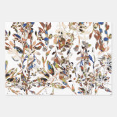 Elégante aquarelle Feuilles Berries Floral (Devant)