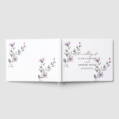 Elégante aquarelle fleurie blanc et or mariage (Complet)