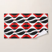 Elégante aquarelle fleurie décorative attirant l'o (Serviette à main)