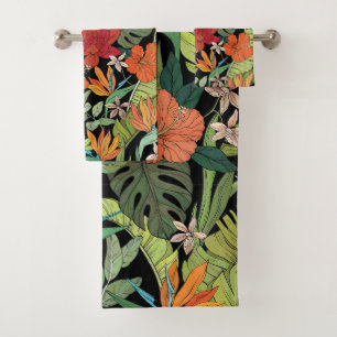 Elégante aquarelle fleurie décorative attirant l'o