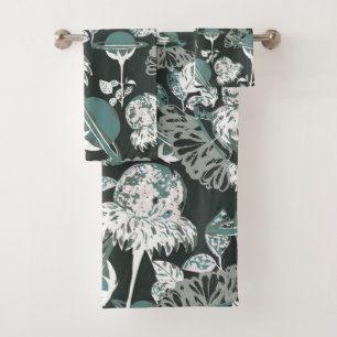 Elégante aquarelle fleurie décorative attirant l'o