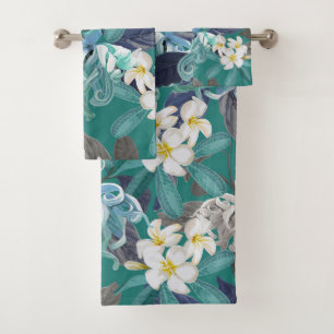 Elégante aquarelle fleurie décorative attirant l'o