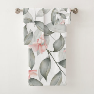 Elégante aquarelle fleurie décorative attirant l'o