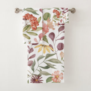 Elégante aquarelle fleurie décorative attirant l'o