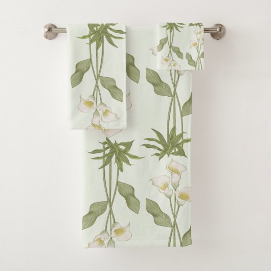 Elégante aquarelle fleurie décorative attirant l'o (En situation)