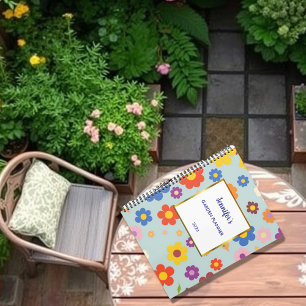 Elégante aquarelle fleurs motif jardin personnel