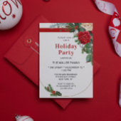 Elégante aquarelle Floral Fête Invitation