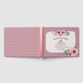 Elégante aquarelle Floral Script Mariage livre d'o (Complet)