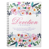 Elégante aquarelle florale nommée Journal de dévot (Devant)